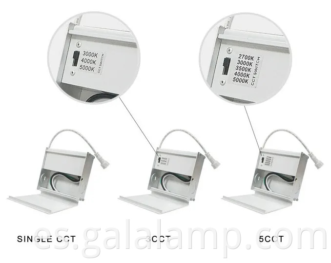 Luz de techo LED de 12W de 12W para interiores modernos